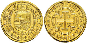 Königreich - Felipe V. 1700-1746. 8 Escudos ... 