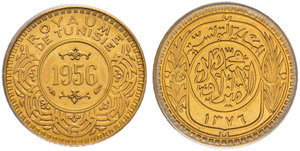 Mohammed Lamine Bei, 1943-1957. 100 Francs ... 