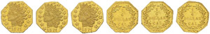 Territorial Gold. 1/4 Dollar (octagonal) ... 