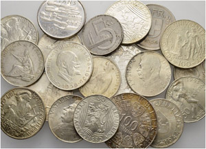 LOT. Lot von 54 modernen Münzen. Darunter ... 