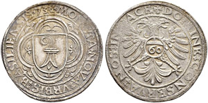 Basel - Stadt - Guldentaler 1573.  23.93 g. ... 