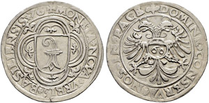 Basel - Stadt - Guldentaler 1576.  24.28 g. ... 