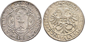 Basel - Stadt - Guldentaler 1577.  24.19 g. ... 