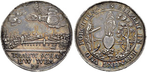 Basel - Stadt - Silbermedaille o. J. (1645). ... 