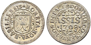 Basel - Stadt - Assis 1708.  1.61 g. ... 