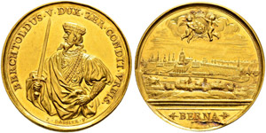 Goldmedaille zu 10 Dukaten o. J. (1741). Auf ... 