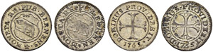 Kreuzer 1755 & 1765. Av. Geschweiftes Berner ... 