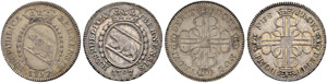 Vierteltaler (10 Batzen) 1797. Lot von zwei ... 