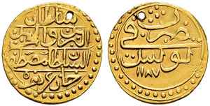 Mustafa III (1171-1187ah / 1757-1774ce) - ½ ... 