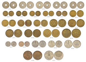 Minor coins - Lot of 30 minor coins: ... 
