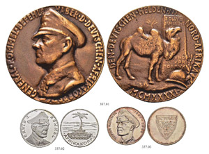 Medals - Lot of 3 medals concerning General ... 