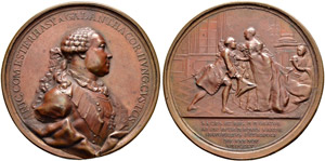 Copper medal ”REWARDING OF PRINCE ... 