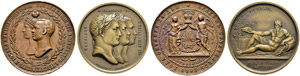 Medal ”PIECE OF TILSIT. 1807”. Copper ... 