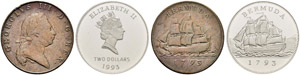 George III 1760-1820.  - Ku.-Penny 1793, ... 