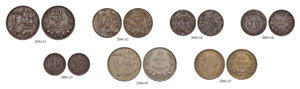 Lots - Diverse Münzen. 10 Lewa 1941. 5 Lewa ... 