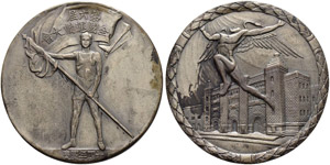Republik - Bronzemedaille 1935. Auf die 6. ... 