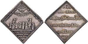 Augsburg, Stadt - Silbermedaille 1704. Auf ... 