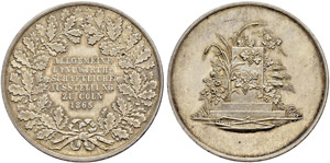 Köln, Stadt - Silbermedaille 1865. ... 