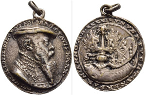 Nürnberg, Stadt - Silbermedaille 1541. Auf ... 