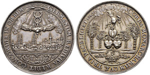 Nürnberg, Stadt - Silbermedaille 1650. ... 