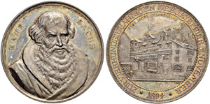 Nürnberg, Stadt - Silbermedaille 1894. 400. ... 