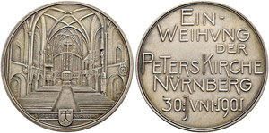 Nürnberg, Stadt - Silbermedaille 1901. ... 