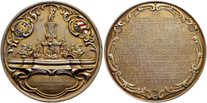Nürnberg, Stadt - Silbermedaille 1902. ... 