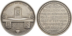 Nürnberg, Stadt - Silbermedaille 1909. ... 