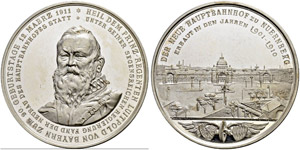 Nürnberg, Stadt - Silbermedaille 1911. ... 