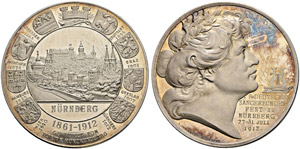 Nürnberg, Stadt - Silbermedaille 1912. ... 