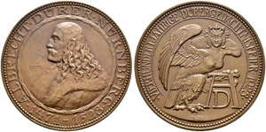 Nürnberg, Stadt - Bronzemedaille 1928. 400. ... 