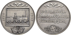 Nürnberg, Stadt - Silbermedaille 1935. ... 