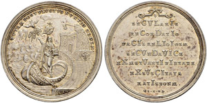 Regensburg, Stadt - Silbermedaille 1755. ... 