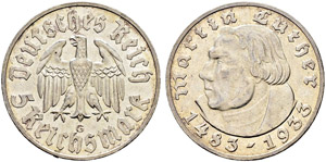 DEUTSCHLAND - Drittes Reich - 5 Reichsmark ... 