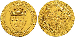 Königreich - Charles VII. 1422-1461.  - Ecu ... 