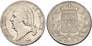 Königreich - Louis XVIII. 1814-1824.  - 5 ... 