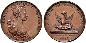 George III. 1760-1820.  - Bronzemedaille ... 