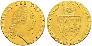 George III. 1760-1820.  - Guinea 1788. 8.36 ... 