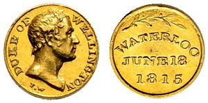 George III. 1760-1820.  - Goldmedaille 1815. ... 
