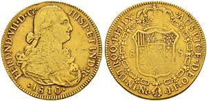 Fernando VII. 1808-1824.  - 8 Escudos 1810, ... 
