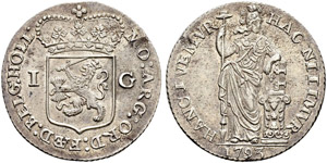 Holland, Provinz - 1 Gulden 1793. 10.44 g. ... 