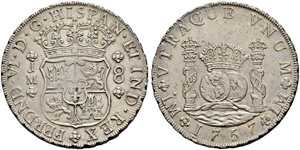 Fernando VI. 1746-1760.  - 8 Reales 1757, ... 