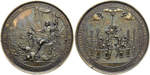 Danzig, Stadt - Silbermedaille 1648. ... 