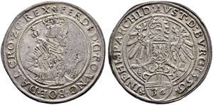 Ferdinand I. 1521-1564.  - Halbtaler zu 36 ... 