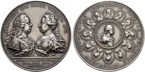 Maria Theresia, 1740-1780.  - Silbermedaille ... 