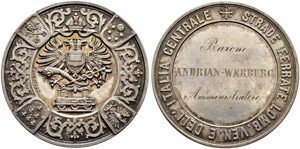 Franz Joseph I. 1848-1916.  - Silbermedaille ... 
