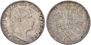 Franz Joseph I. 1848-1916.  - Gulden 1860, ... 