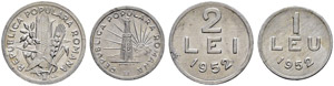 Republik, 1948-.  - 2 Lei 1952, Bukarest. 1 ... 