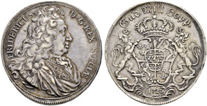 Friedrich I. 1720-1751.  - Riksdaler 1726, ... 