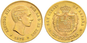 Königreich - Alfonso XII. 1874-1885.  - 25 ... 